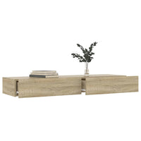 Thumbnail for TV-Schrank mit LED-Leuchten Sonoma-Eiche 120x35x15,5 cm