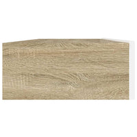 Thumbnail for TV-Schrank mit LED-Leuchten Weiß & Sonoma-Eiche 120x35x15,5 cm