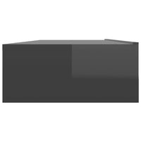 Thumbnail for TV-Schrank mit LED-Leuchten Hochglanz-Grau 120x35x15,5 cm