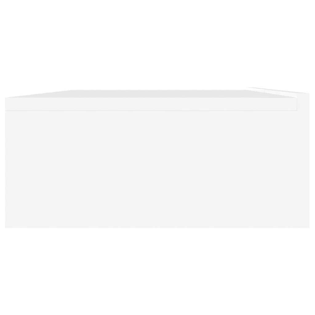 TV-Schrank mit LED-Leuchten Weiß 90x35x15,5 cm