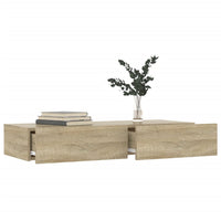 Thumbnail for TV-Schrank mit LED-Leuchten Sonoma-Eiche 90x35x15,5 cm