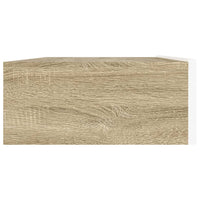 Thumbnail for TV-Schrank mit LED-Leuchten Weiß und Sonoma-Eiche 90x35x15,5 cm