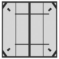 Thumbnail for Gartentisch Anthrazit 100x100x72 cm Stahlgitter