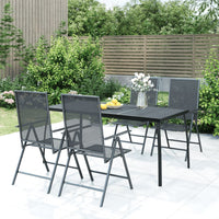Thumbnail for Gartentisch Anthrazit 165x80x72 cm Stahlgitter