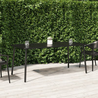Thumbnail for Gartentisch Anthrazit 165x80x71 cm Stahl