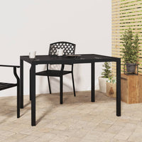 Thumbnail for Gartentisch Anthrazit 110x80x72 cm Stahl