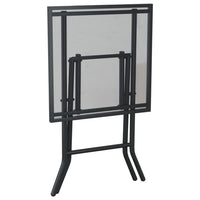 Thumbnail for Gartentisch Klappbar Anthrazit 50x50x72 cm Stahlgitter