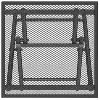 Thumbnail for Gartentisch Klappbar Anthrazit 38x38x38 cm Stahlgitter