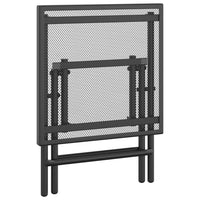 Thumbnail for Gartentisch Klappbar Anthrazit 38x38x38 cm Stahlgitter