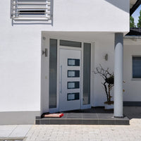 Thumbnail for Haustür Weiß 100x210 cm Aluminium und PVC