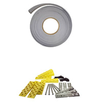 Thumbnail for Haustür Weiß 110x210 cm Aluminium und PVC