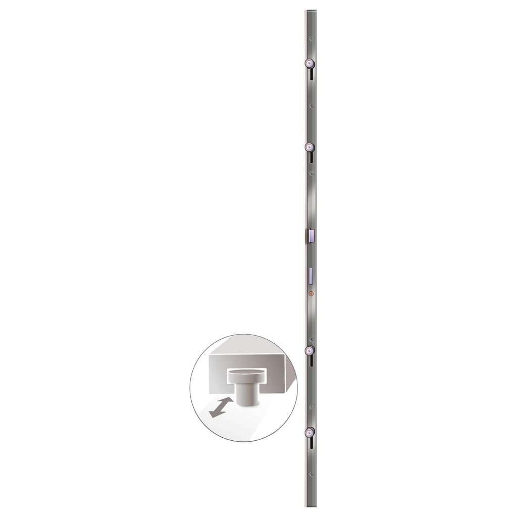 Haustür Weiß 108x200 cm PVC