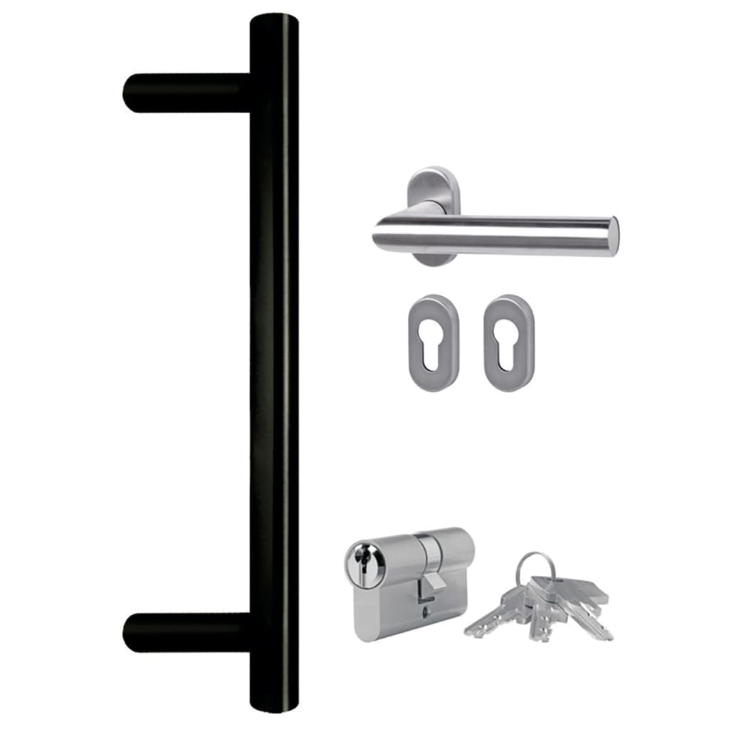 Haustür Weiß 98x200 cm PVC