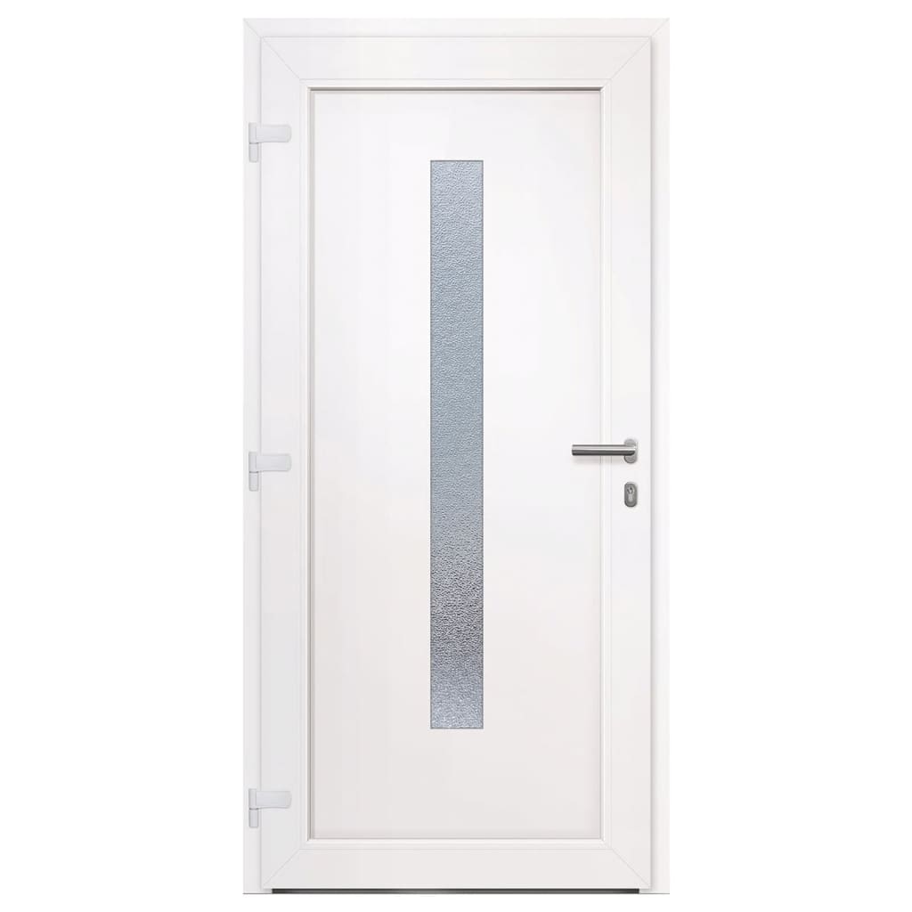 Haustür Anthrazit 98x208 cm PVC