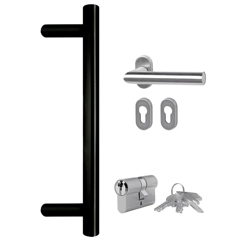 Haustür Anthrazit 108x200 cm PVC