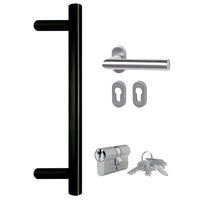 Thumbnail for Haustür Anthrazit 98x200 cm PVC