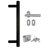 Thumbnail for Haustür Anthrazit 98x208 cm PVC