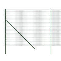 Thumbnail for Maschendrahtzaun Grün 2,2x25 m Verzinkter Stahl
