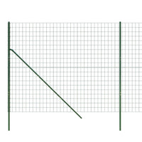 Thumbnail for Maschendrahtzaun Grün 1,8x25 m Verzinkter Stahl