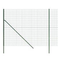 Thumbnail for Maschendrahtzaun Grün 2,2x25 m Verzinkter Stahl