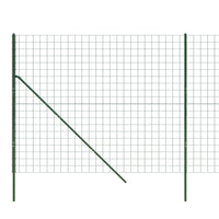 Thumbnail for Maschendrahtzaun Grün 1,8x25 m Verzinkter Stahl