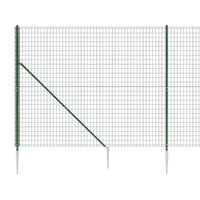 Thumbnail for Maschendrahtzaun mit Bodenhülsen Grün 1,4x25 m