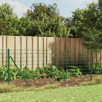 Thumbnail for Maschendrahtzaun mit Bodenhülsen Grün 1,1x25 m