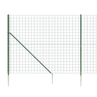 Thumbnail for Maschendrahtzaun mit Bodenhülsen Grün 1,4x25 m