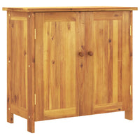 Thumbnail for Gartenschrank 75x35x70 cm Massivholz Akazie