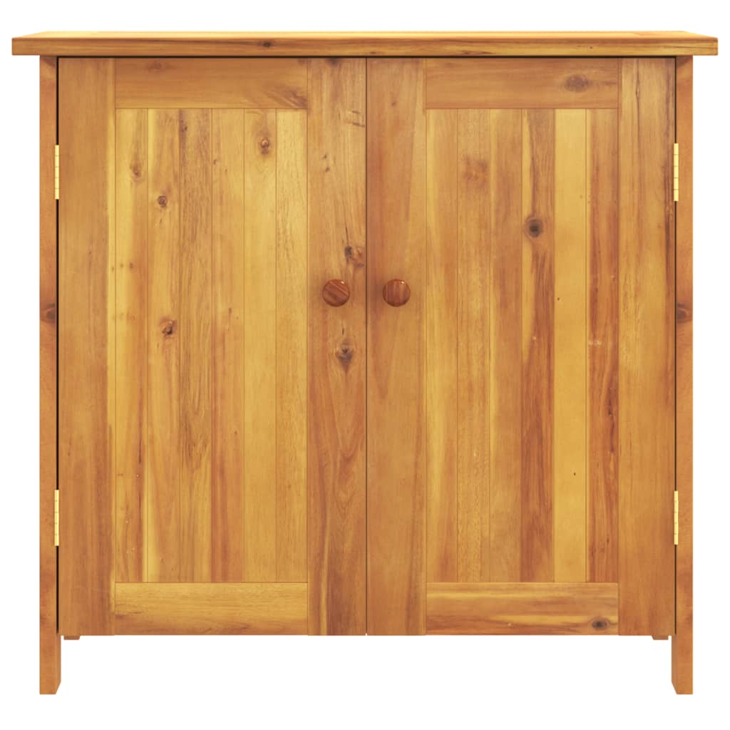 Gartenschrank 75x35x70 cm Massivholz Akazie
