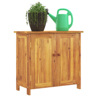 Thumbnail for Gartenschrank 75x35x70 cm Massivholz Akazie