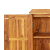 Thumbnail for Gartenschrank 75x35x70 cm Massivholz Akazie
