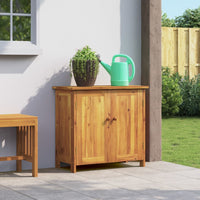 Thumbnail for Gartenschrank 75x35x70 cm Massivholz Akazie