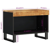 Thumbnail for TV-Schrank 60x33x43,5 cm Massivholz Mango