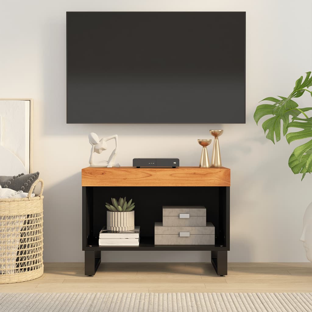 TV-Schrank 60x33x43,5 cm Massivholz Akazie