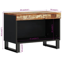 Thumbnail for TV-Schrank 60x33x43,5 cm Altholz Massiv