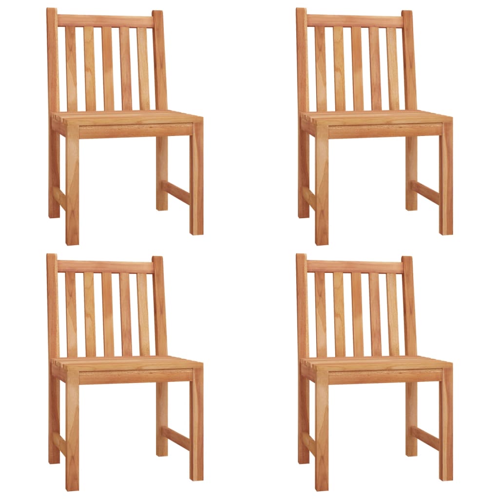5-tlg. Garten-Essgruppe Massivholz Teak