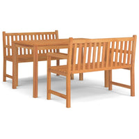 Thumbnail for 3-tlg. Garten-Essgruppe Massivholz Teak