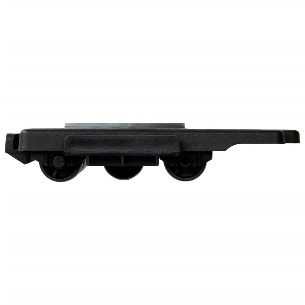 Transportroller mit 8 Rollen 8 Stk. Schwarz Polypropylen 150 kg