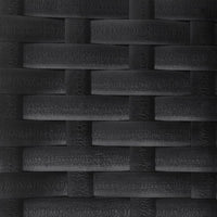Thumbnail for Gartensessel Verstellbar mit Kissen Schwarz Poly Rattan