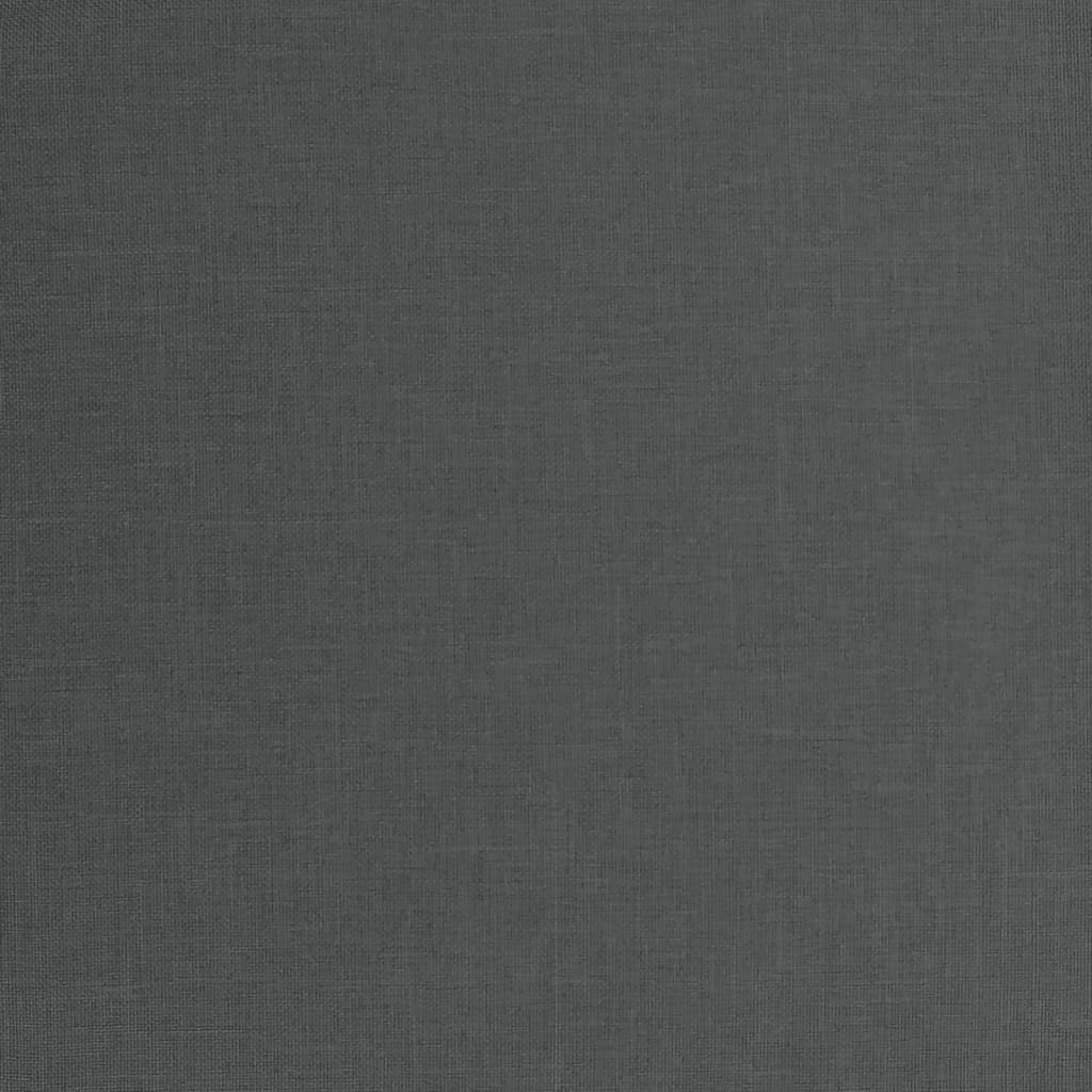 Gartenbank 2-Sitzer mit Kissen Grau Poly Rattan