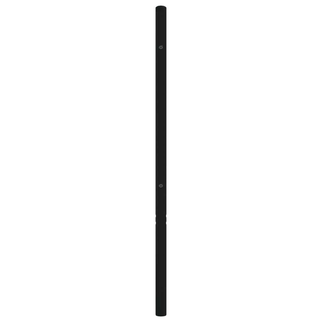 Kopfteil Metall Schwarz 180 cm
