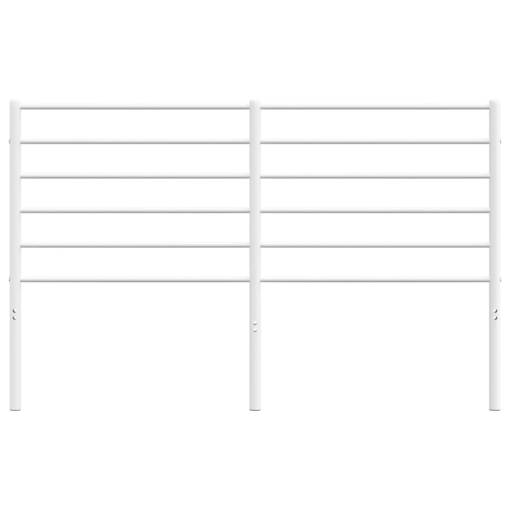 Kopfteil Metall Weiß 150 cm