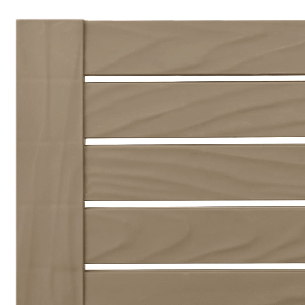 Sonnenliegen 2 Stk. Hellbraun 155x58x83 cm Polypropylen