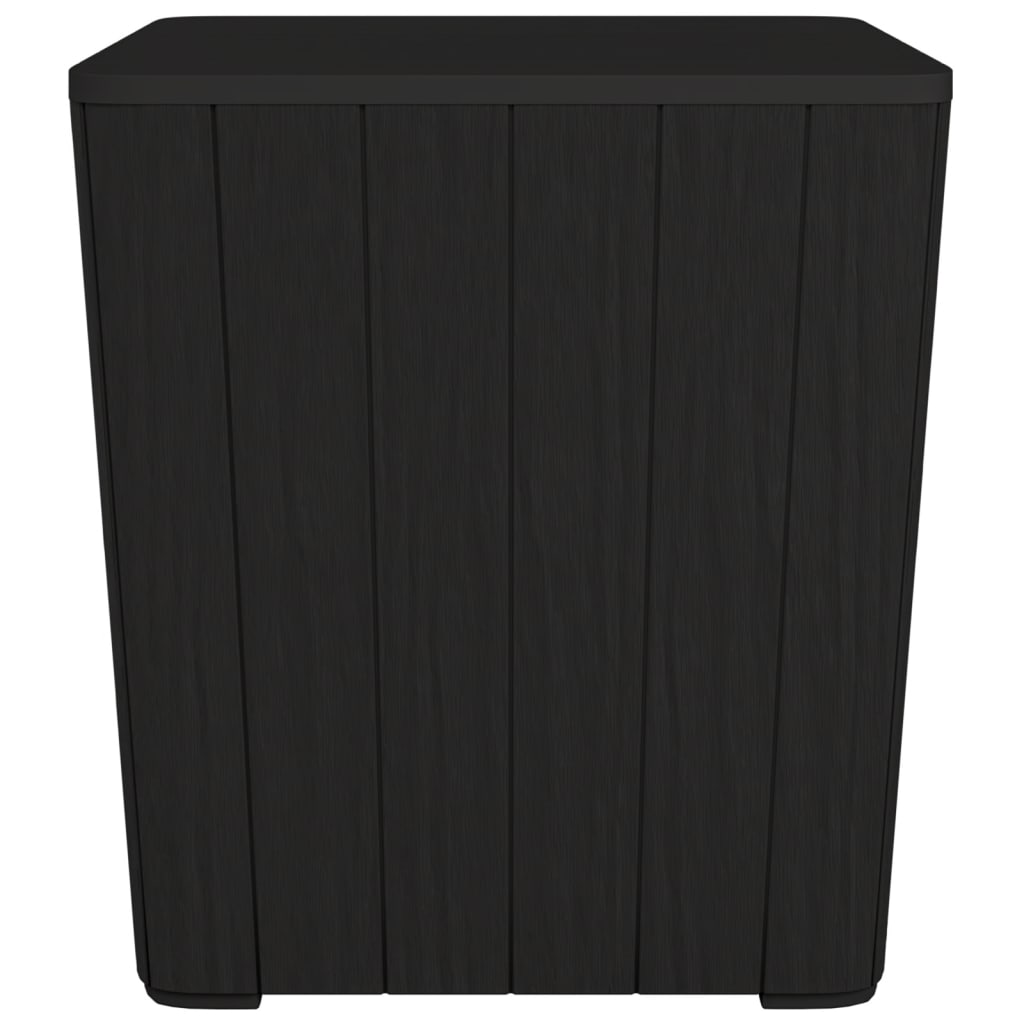 Gartentisch mit Abnehmbarer Tischplatte Schwarz Polypropylen