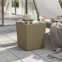 Thumbnail for Gartentisch mit Abnehmbarer Tischplatte Hellbraun Polypropylen