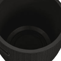 Thumbnail for 4-in-1 Gartenbox Schwarz Polypropylen