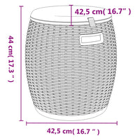 Thumbnail for 4-in-1 Gartenbox Hellbraun Polypropylen