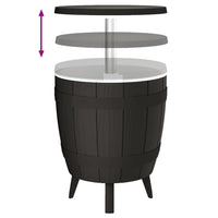 Thumbnail for 3-in-1 Tisch mit Eiskühler Schwarz Polypropylen