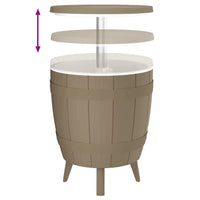 Thumbnail for 3-in-1 Tisch mit Eiskühler Hellbraun Polypropylen